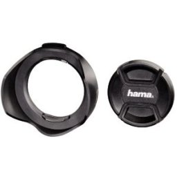 Hama motljusskydd universal 55 mm, med objektivlock