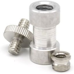 Caruba Spigot/tapp och adapterset, 28mm tapp, 1/4" och 3/8" gängor