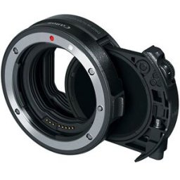 Adapter, Canon EF objektiv till RF-fattning med Drop-in insticksfilter, variabelt ND-filter