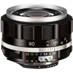 Voigtländer 90mm f/2.8 SLIIs Apo-Skopar för Nikon AIS F-fattning - Silver