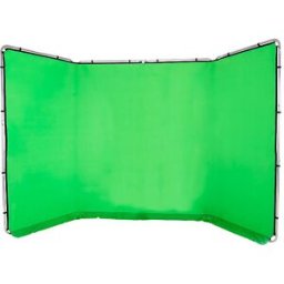 Manfrotto Panorama bakgrund tyg 4 x 2,3 m chromakey grön, endast tyg