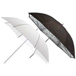 Elinchrom paraplyset silver+ transparent, 83cm diameter