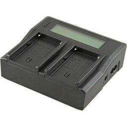 Jupio Universal dubbelladdare med NP-F (L-serie) laddplatta