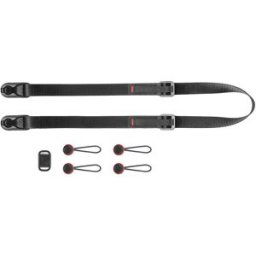 Peak Design Leash kamerarem, svart (4 st fästankare ingår)