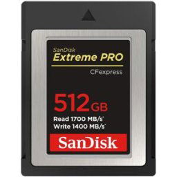 SanDisk CFexpress Extreme Pro 512GB R1700/W1200 Typ B