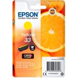 Epson Yellow Claria Premium 33 T3344