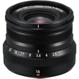 Fujifilm Fujinon XF 16mm f/2,8 R WR svart