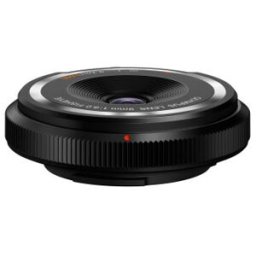 Olympus Body Cap lens 9mm f/8 fisheye svart (för Micro 4/3)