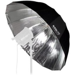 Nanlite Djupt paraply 135 cm, Silver