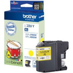 Brother LC22UY Gul