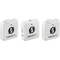 RØDE Wireless ME, kompakt och trådlöst mikrofonsystem med enkana - Dual Kit - Vit