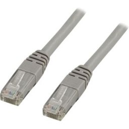 Deltaco Patchkabel UTP CAT5e 50m, grå