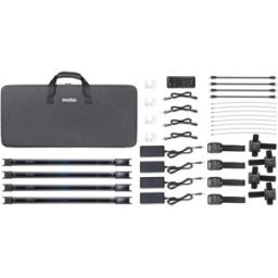 Godox TL60 4-kit, RGB tub LED-belysning