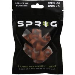 Value Pack 10x 1/4” Sprigs + 5x 3/8” Big Sprigs, kabelhanteringsklämmor - röd