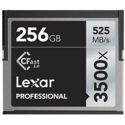 Lexar CFast 2.0 Professional 3500X 256GB, 525MB/s