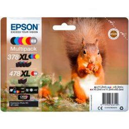 Epson Multipack Claria Photo HD T378/478 XL (6 colors) T379D