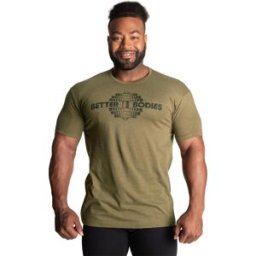 Better Bodies Recruit Tee Army Green Melange S