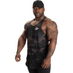 Better Bodies Essential T-back V2 Dark Camo L