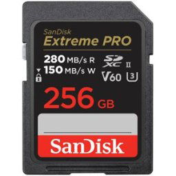 SanDisk Extreme Pro 256GB 280MB/s V60 C10 UHS-II