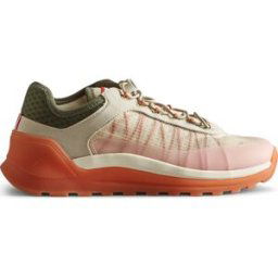 HUNTER Women's Travel Trainer Shaded White/Lichen Green/Skimming Stone/Coral Shade 36