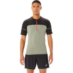 Asics Men's Fujitrail Top Lichen Green/Performance Black XS
