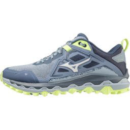 Mizuno Women's Wave Mujin 8 Troposphere/White/Neo Lime 36.5