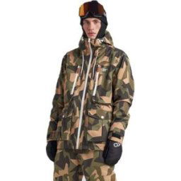 ColourWear Men's Falk Jacket Camo Olive XS