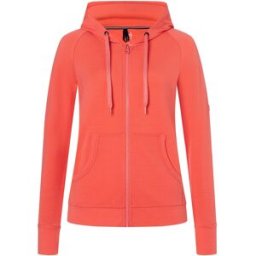 super.natural Women's Essential Zip Hoodie Living Coral XS
