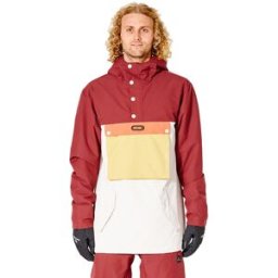 Rip Curl Men's Primative Anorak Jacket Maroon S