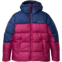 Marmot Women's Guides Down Hoody Wild Rose/Arctic Navy S