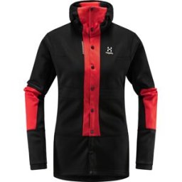 Haglöfs L.I.M ZT Sync 1 Mid Hood Women True Black/Zenith Red M