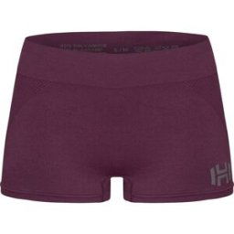 Hellner Women's Jertta Seamless Boxers Grape Wine L/XL
