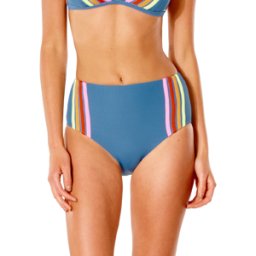 Rip Curl Women's Wave Shapers High Waist Cheeky Dark Teal S