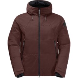 Jack Wolfskin Men's Bike Commute Insulated Jacket Dark Maroon S