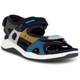 Ecco Kids' X-trinsic Flat Sandal Multicolor Fir Green 27