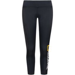 National Geographic Women's Tights Big Logo Black XS