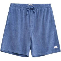Knowledge Cotton Apparel Men's Fig Loose Fit Terry Shorts Moonlight Blue S