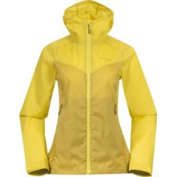 Bergans Women's Microlight Jacket Light Olive Green/Pineapple XS