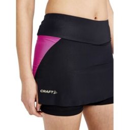 craft Women's Pro Hypervent 2in1 Skirt Black-Roxo S