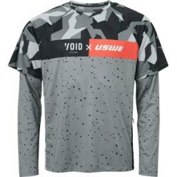 Void Men's MTB Long Sleeve Jersey Co-Lab Camo Black S