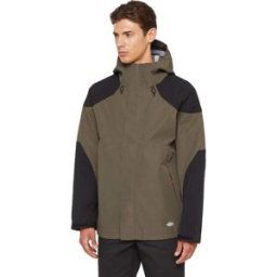 Dickies Men's Protect Extreme Waterproof Shell Moss/Black L