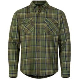 Hawk Vartorp LS Flannel Shirt Men Deep Depths S