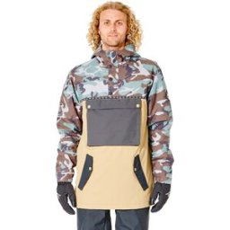 Rip Curl Men's Primative Anorak Jacket Dark Khaki L