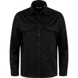 Knowledge Cotton Apparel Women's Lillian Utility Overshirt Black Jet M