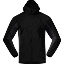 Bergans Men's Rabot Light Windbreaker Jacket Black/Dark Shadow Grey S