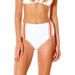 Rip Curl Women's Wave Shapers High Waist Cheeky White XS