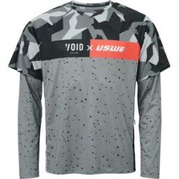 Void Men's MTB Long Sleeve Jersey Co-Lab Camo Black XS