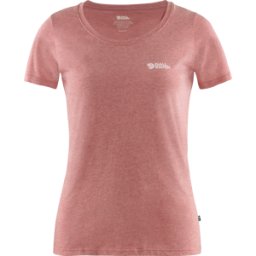 Fjällräven Women's Logo T-Shirt Rowan Red-Melange XXS