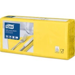 Servett TORK Lunch 3-lags gul 150/fp