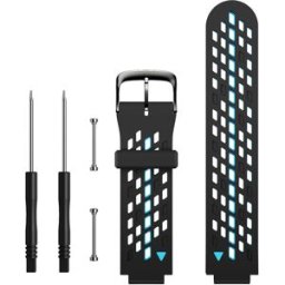 Tiera Garmin Approach S5 klockarmband blått-svart